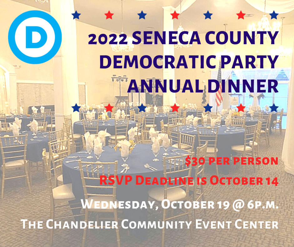 You’re Invited! 2022 Seneca County Democratic Dinner